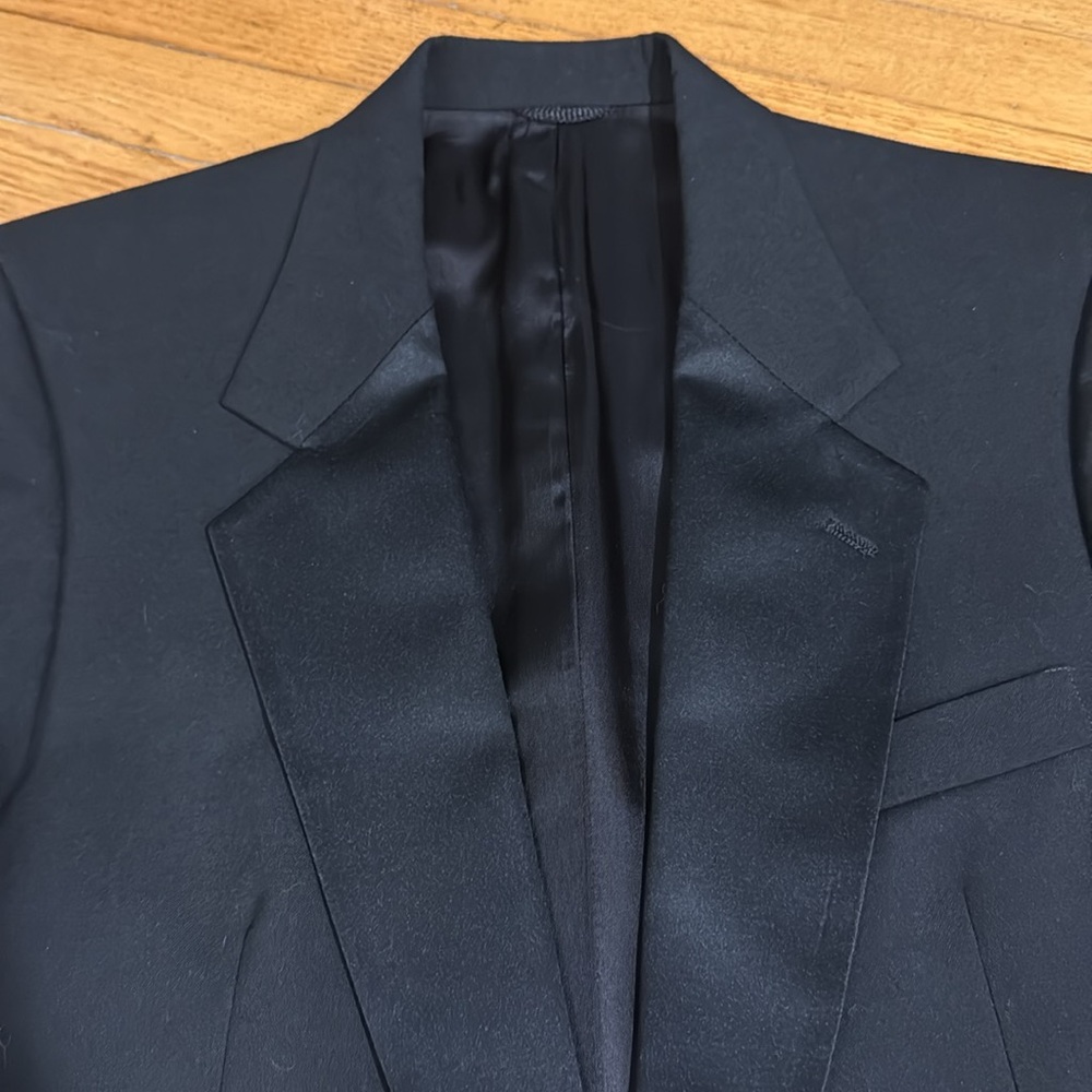 🥂CLASSIC MENS TUXEDO - BLACK - 38 S🥂 - Picture 3 of 14